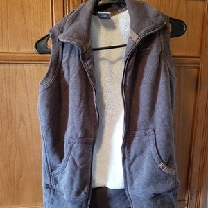 Nike brown zippered vest size M